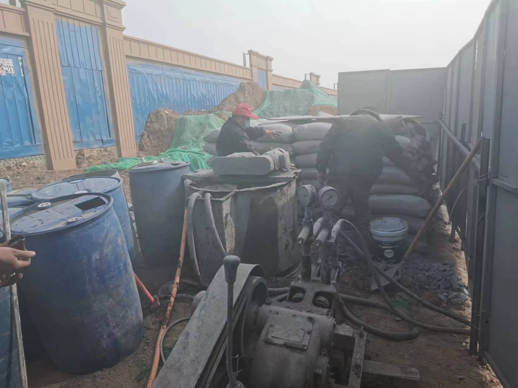 调兵山地基沉降注浆加固